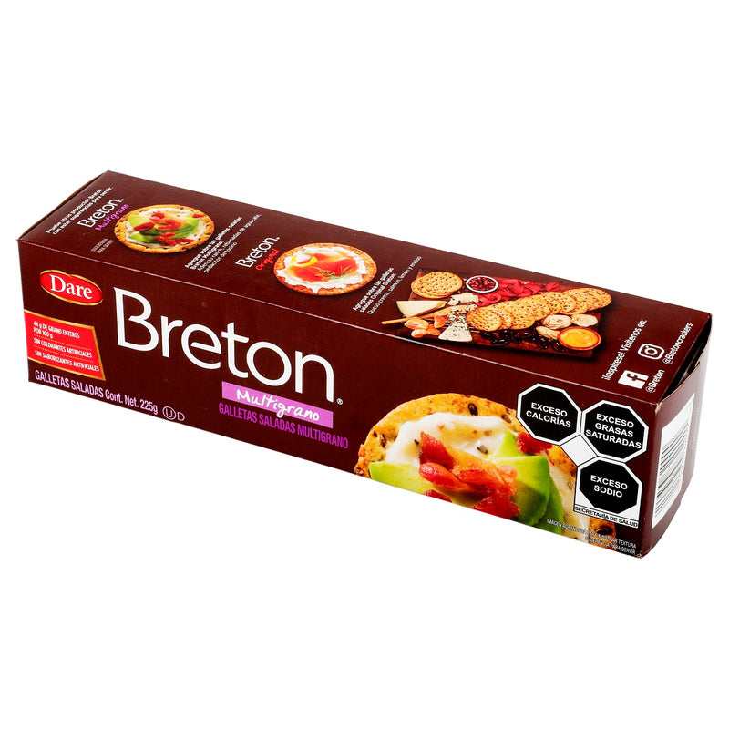 Galleta Multigrano Breton Dare 225 g