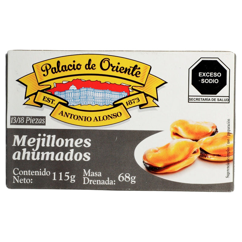 Mejillones Ahumados Palacio de Oriente 115 g