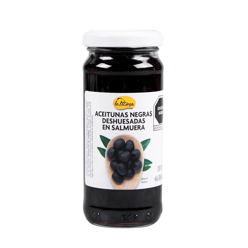 Aceitunas Negras Sin Hueso La Pasiega 220 g