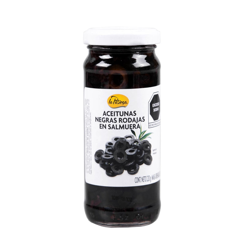 Aceitunas Negras en Rodajas La Pasiega 220 g