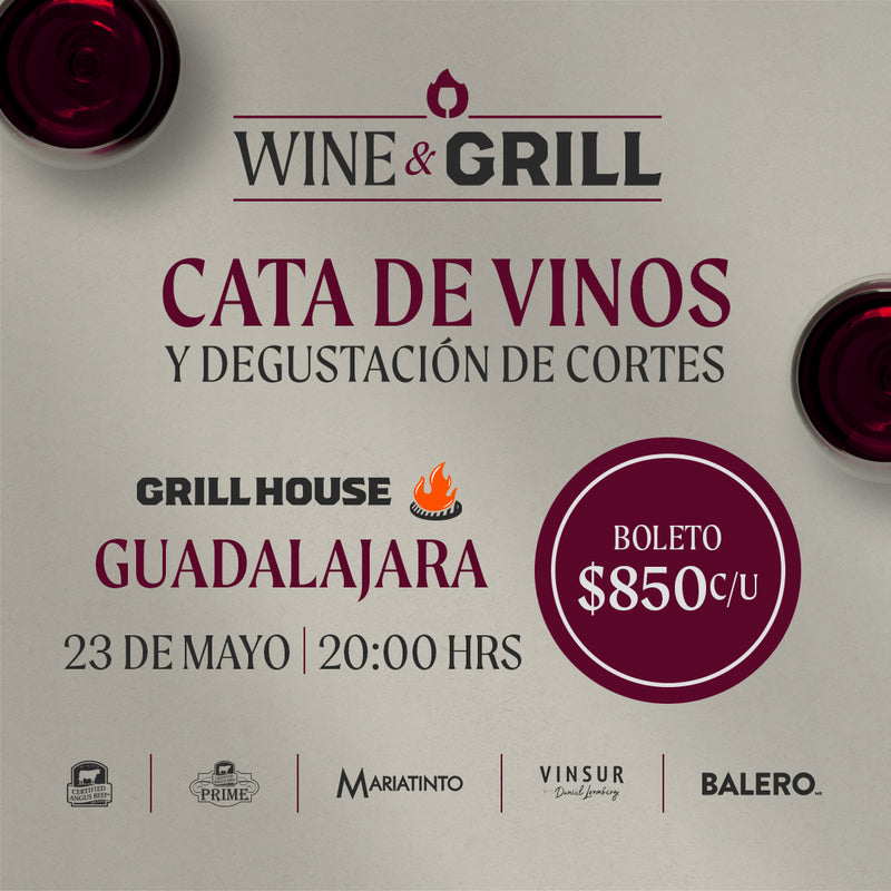 Cata de vinos - 23 mayo 20:00 hrs