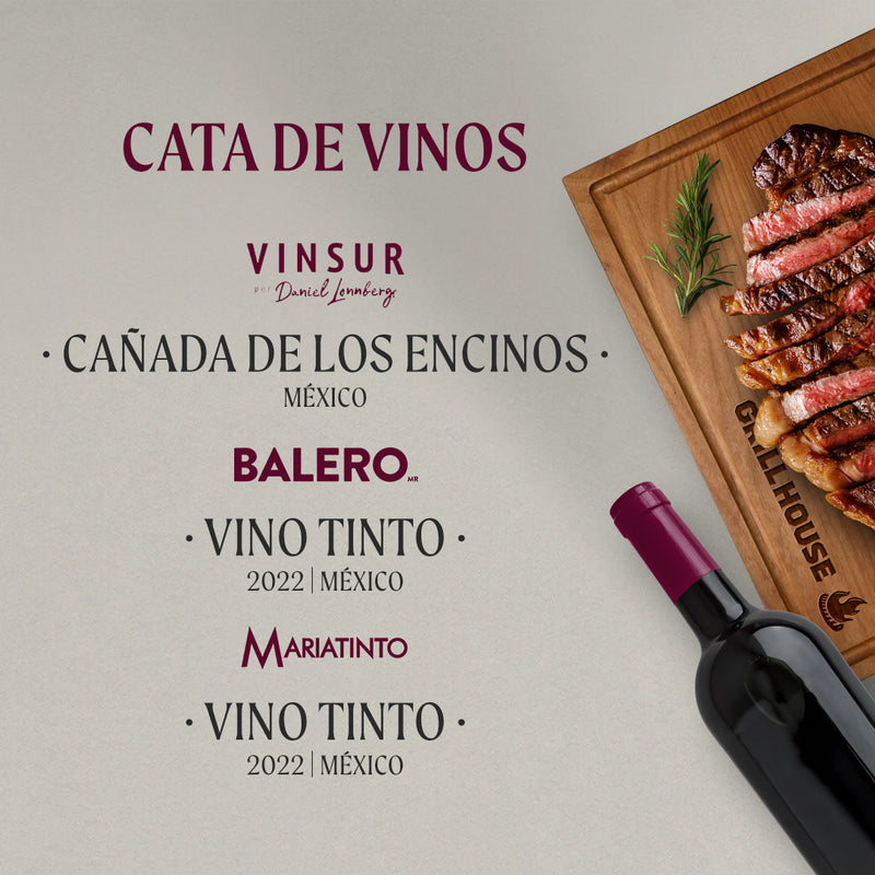 Cata de vinos - 23 mayo 20:00 hrs