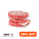 Hamburguesa Wagyu Americano Snake River Farms 5 Piezas de 226 g c/u (1.13 kg)