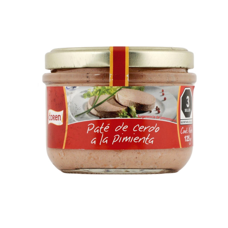 Paté a la Pimienta Coren 125 g