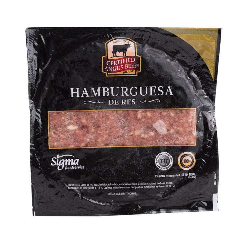 Hamburguesas Certified Angus Beef 8 oz - 5 Piezas de 226 g c/u (1.13 kg)