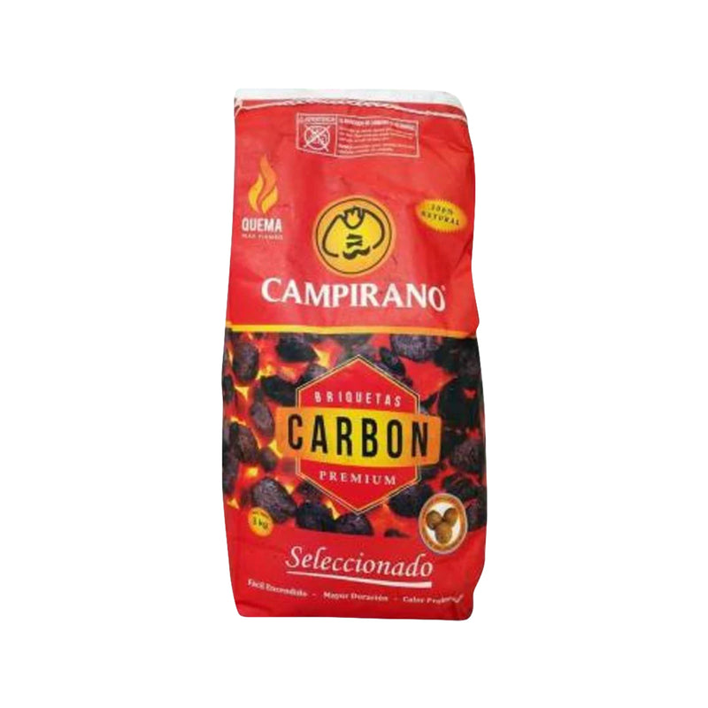 Briquetas de Carbón Mezquite Premium Campirano 3.6 kg