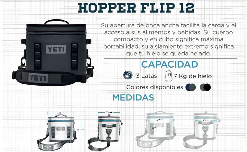 Hielera Suave Hopper Flip 12 YETI